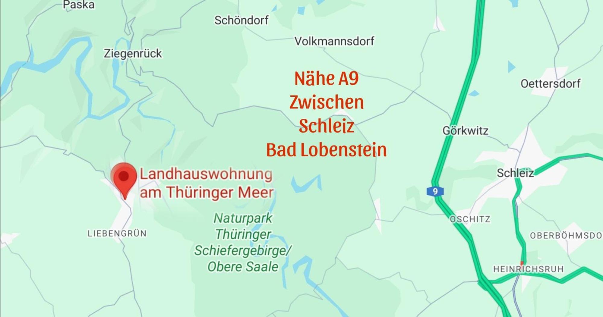 Landhauswohnung Am Thueringer Meer - Fuehlen Wie Zuhause Remptendorf Екстериор снимка